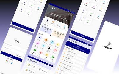 Government digital app concept for rural areas design figma mobile app design ui ux ui design