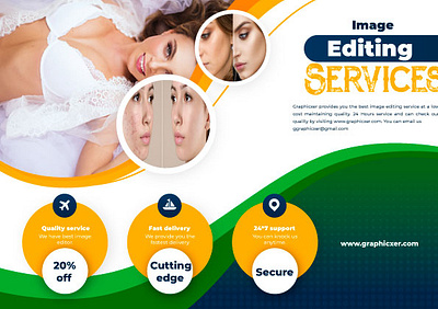 Photo edit services background removal beauty retouching cutout graphic design image editing