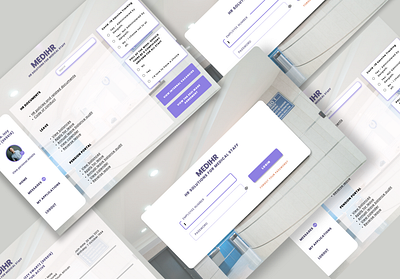 MEDIHR - HR solutions for medical professionals branding design illustration productdesign softwaredesign typography ui uidesign web design webapplication