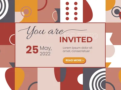 Invitation Design adobe illustrator advertising art banner certificate design event exhibition flier geometic info invitation marketing modern poster promotion social trendy