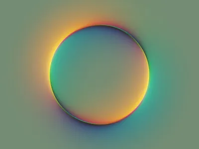 Super Neumorphism #5 abstract art colors design eclipse filter forge generative minimalism neumorphism sunset ui ui design uiux ux ux design