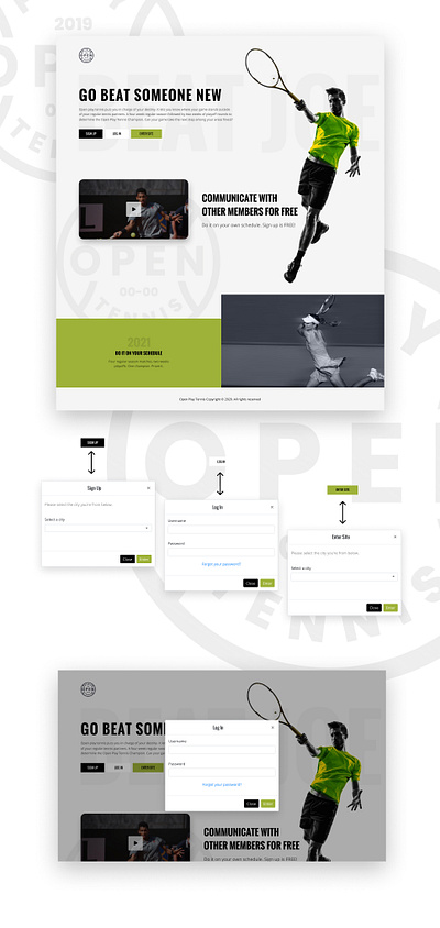 open tennis landing page ball green landing sport tennis tennis ball