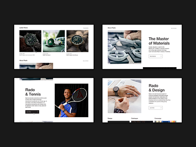 RADO – Design concept 2020 concept concept design design ui ux web