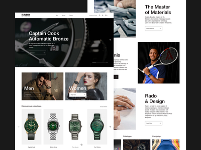 RADO – Design concept 2020 design minimal responsive ui ux web