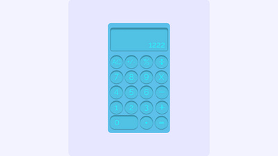 Daily UI Challenge 004 Calculator app clean daily 100 challenge dailyui design minimal ui uidesign