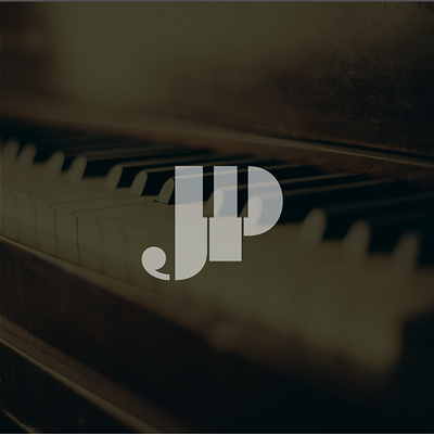 JP Monogram Concept for Pianist creative graphic design logo logodesign minimal monogram music typography