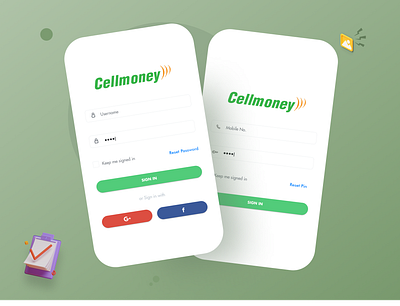 Cell Money Login login login form signup