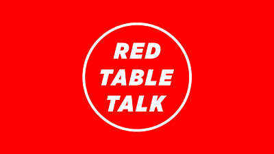Red Table Talk Logo branding logo