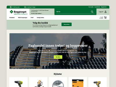 Byggtorget Redesign design redesign ui ux webdesign