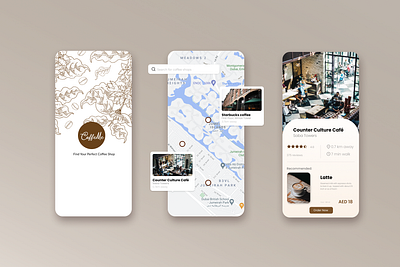 Coffee Shop Location App app bean booking coffee girl iot location shopping tracker