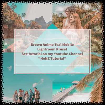 Brown Anime Teal Mobile Lightroom Preset app color grading design editing lightroom lightroom mobile preset lightroom preset tutorial