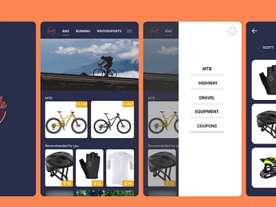 Coupons app branding dailyui design ui web