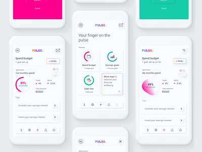 Financial Toolkit App Concept app bank banking design motion design product design ui ux