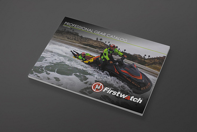 FirstWatch Gear - Professional Gear Catalog branding catalogue design design magazine design manufacturing marketing print design typography ux vector