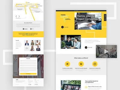 THEMIS branding design ui ux web web design