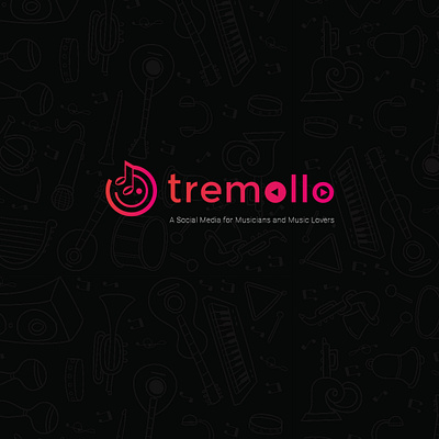 Logo Design- Tremollo branding guitar insignia logo logo design logo design branding logo designer logo mark logodesign logos logotype music music app musician vactor vector wordmark