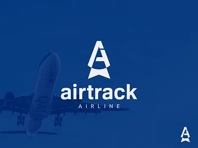 Airtrack Logo Design 2d adobe illustrator airline airline logo airlines airport logo airtrack brand identity branding creative logo dribbble dribbble best shot flat illustration logo design branding modern logo professional logo travel ux