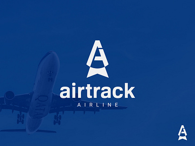 Airtrack Logo Design 2d adobe illustrator airline airline logo airlines airport logo airtrack brand identity branding creative logo dribbble dribbble best shot flat illustration logo design branding modern logo professional logo travel ux