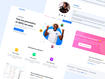 Landing page - Forecast webapp app branding design football landing landing design landing page ui ui design