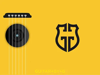 GUITAR WITH LETTERMARK GG creative design custom g logo custom lettering custom logo g logo guitar guitar logo letter logo letter mark gg letter mark guitar logo letter mark logos lettermark minimal minimalist logo modern monogram music music logo professional logo unique logo