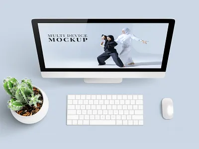 Multi Device Mockup - Scene Creator apple deal design free ipad iphone 12 mockup monitor multi device tablet ui