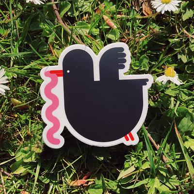 Early Bird Sticker bird character character design characters early bird illustration sticker sticker design sticker mule stickermule stickers