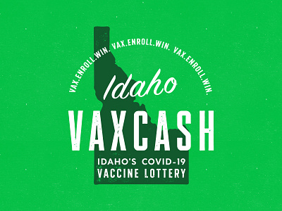 VAXCASH government graphic design grunge idaho illustration texture typography vintage