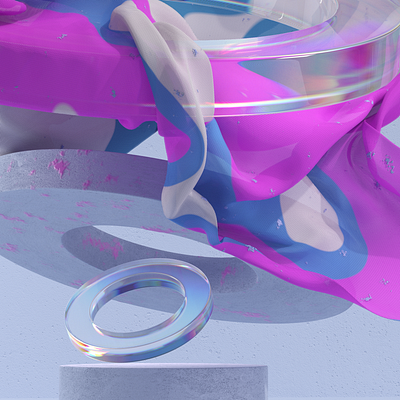 cloth simulation 3d 3d artist 3dillustration abstract art background blue c4d cgi cloth cloth simulation contemporary dispersion fabric glass magenta redshift3d sovery wallpaper web