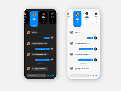 Direct Messaging #DayliUI #013 animation app branding concept design dribbble best shot flat icon illustration logo minimal mobile app mobile ui typography ui ux vector web webdesign website