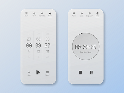 Countdown Timer app countdown countdown timer daily ui 014 dailyui dailyuichallenge design figma gray mobile app mobile ui timer timer app ui ux