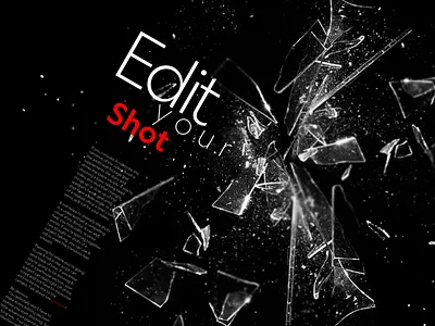 Edit black clean design layout