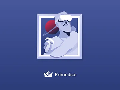 The Greatest Minds - Galileo Galilei branding crypto design dice game illustration illustrator vector