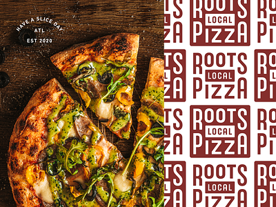 RLP branding pizza