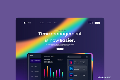 Time Tracker Concept Website