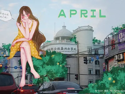 上班路上无聊的堵车时光 design design draw illustration illustration art banner design illustration design