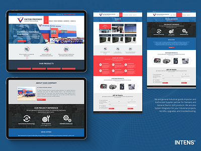 Web Design - Company Profile company profile design landingpage popular shot visual design web design web development website website design