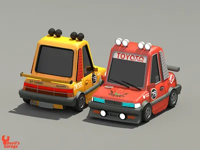 Speed Racer 3d 3d modeling cinema 4d cinema4d design illustration low poly lowpoly retro vehicles