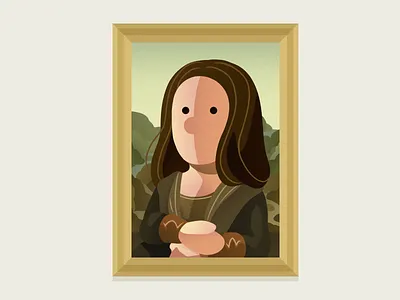 Grand Opening: The Tony Art Gallery art gallery freebie illustration jindesign mobile wallpaper monalisa vector