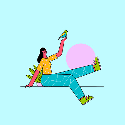 Stay behance bird illustration character character design character illustration characterdesign design dribbble flat flat character design flat design flat illustration flat illustrator freelance illustrator illustration illustrator procreate procreate art vector vector illustration