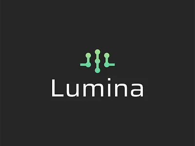 Lumina Concept clean concept futuristic futuristic design futuristic font futuristic logo letter l ll tech tech logo technical techno technology