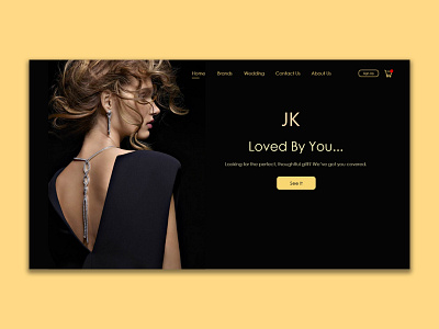 The online shop jewelry website design jewelry minimal online shop ui ux web webdesig website