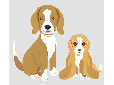 puppy cartoon comic design digital art dogs illustration illustrator mascot puppies puppy pups vector vector art