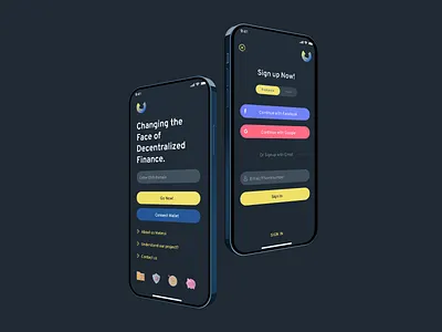 Darkmode Signin Signup app darkmode design ios kit metmoi mobile signin signup template ui