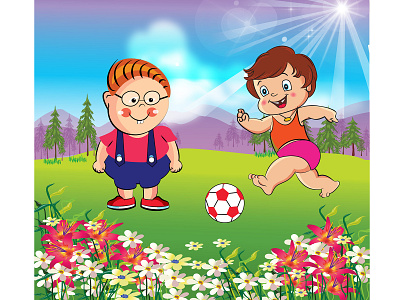 kids play cartoon children children art children book comic comic children digital art illustration illustrator kids kids art kids book kids books kids illustration kids play vector