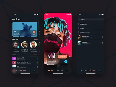 EQNFT app blockchain branding flat illustration ios logo minimal music store ui ux website