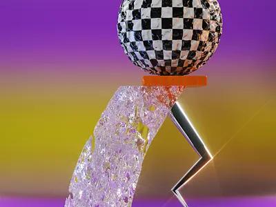 𝓕𝓻𝓲𝓨𝓐𝓨 3d abstract branding c4d creatives crystal design glass illustration metal octane organic passes photoshop render roccano