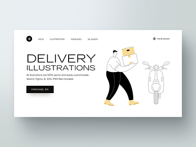 Delivery Illustrations 😍 18design character clean clean ui colorful colorfull deliver delivery delivery app delivery illustration delivery service delivery truck illustration interface minimal minimalism minimalist ui uidesign vector