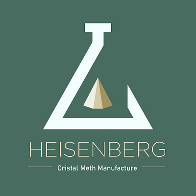 Heisenberg art clean design graphic design icon illustration illustrator logo minimal vector