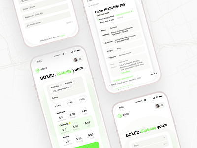 Boxed Mobile UI branding design digitaldesign indentitydesign interfaсe klad ui uidesign uiux ux