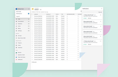 Notification list in side sheet digital product digital product design enterprise enterprise app enterprise software enterprise ux product design productdesign ui ui ux ui design uidesign uiux ux ux ui ux design uxdesign uxui visual design visual designs